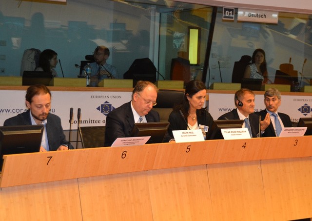 Pilar Rojo preside en Bruxelas unha reunión do Comité Permanente da Conferencia de Asembleas Lexislativas Rexionais Europeas